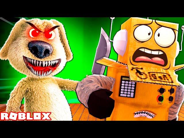 РОБЛОКС ПОБЕГ ОТ ГОВОРЯЩЕГО БЕНА! СТРАШНОЕ ОББИ НУБ И ПРО ВИДЕО ROBLOX Ben Obby Horror