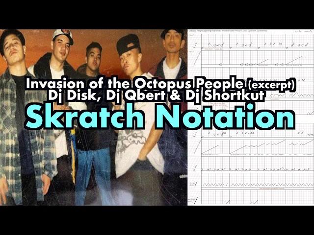 #TTM notation for Invisibl Skratch Piklz :: Invasion of the Octopus People (excerpt bars1-8)