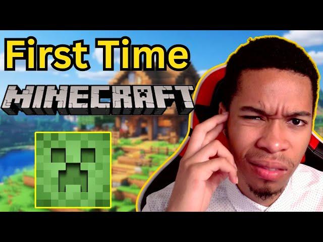 First time playing Minecraft