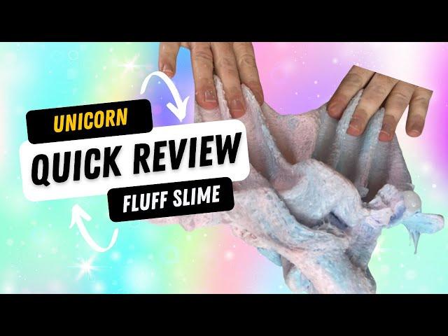 100% Honest Unicorn Fluff from The Slime Dazzle Quick Review