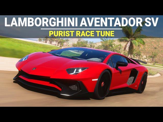 Forza Horizon 5 - 2016 Lamborghini Aventador SV LP750-4, FH5 Purist Race Build, Tune & Gameplay