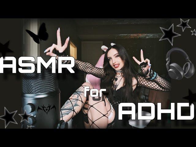 ASMR for ADHD  ( TAKE THE TINGLES!!! FAST & AGGRESSIVE CHAOTIC ASMR )