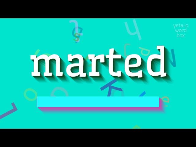 How to say "marted"! (High Quality Voices)