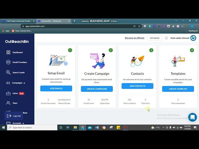 OutReachBin Review - A Cold Email Outreach Tool