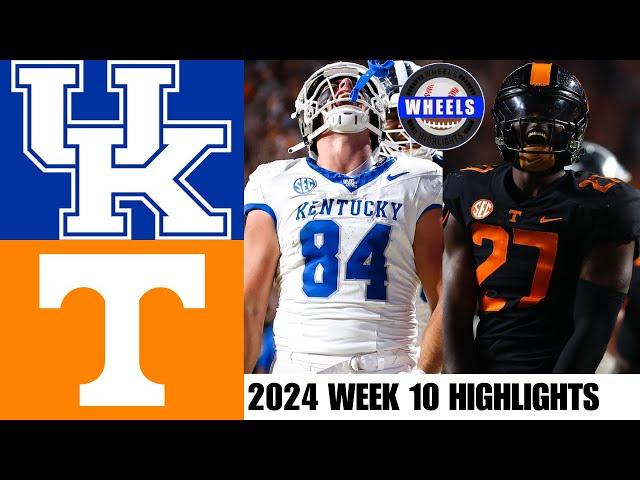 #7 Tennessee vs Kentucky | Full Game Highlights | 2024 College Football Highlights