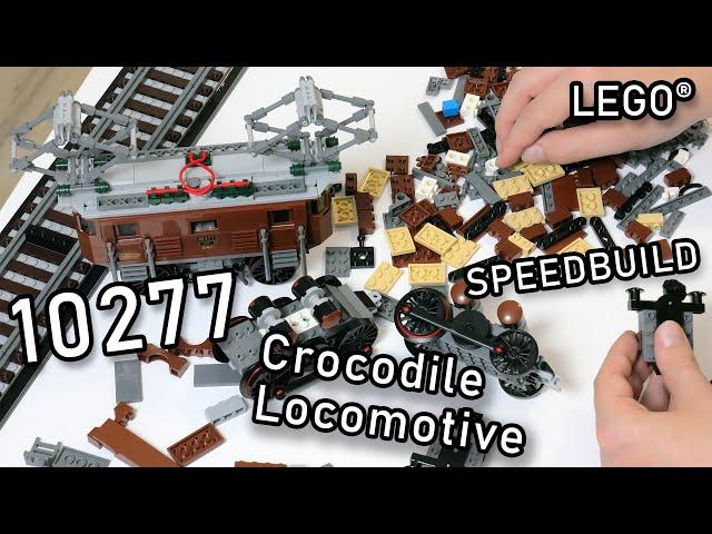 LEGO 10277 Speedbuild | LEGO Crocodile Locomotive | Speed Build 10277 LEGO Creator 2020 LEGO Trains