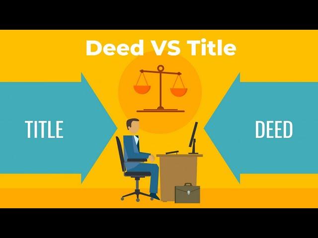 Deed VS Title: What's the difference? | Real Estate Exam Topics Explained