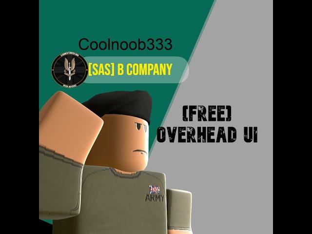 [FREE] | High Quality Overhead UI [Roblox]