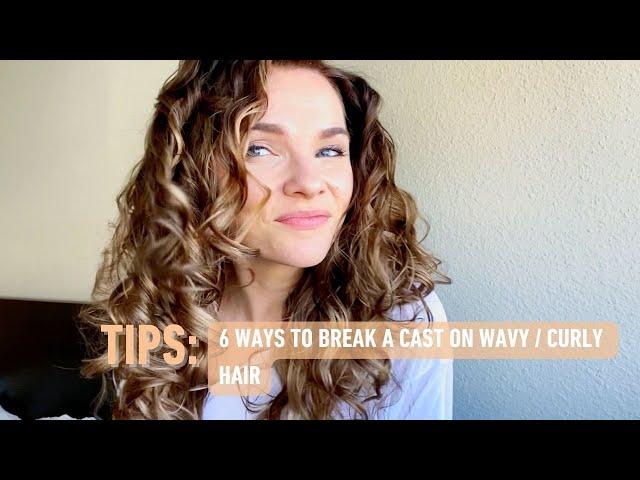 How To Break a Gel Cast on Wavy / Curly Hair | Curlsmith