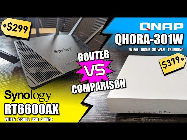 Synology RT6600ax vs QNAP Qhora-301W Router - Which Should You Buy?