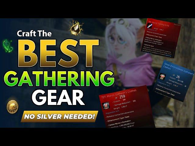 Craft Your BiS Gathering Gear EASY In Black Desert Online