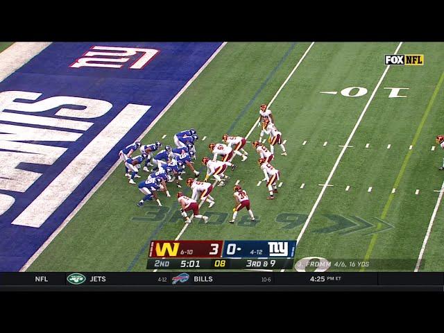 Giants Run a QB Sneak on 3rd & 9