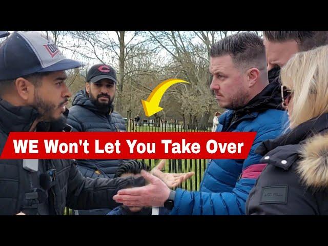 We Won't Let You Take Over Our Country | Hamza  | Speakers Corner