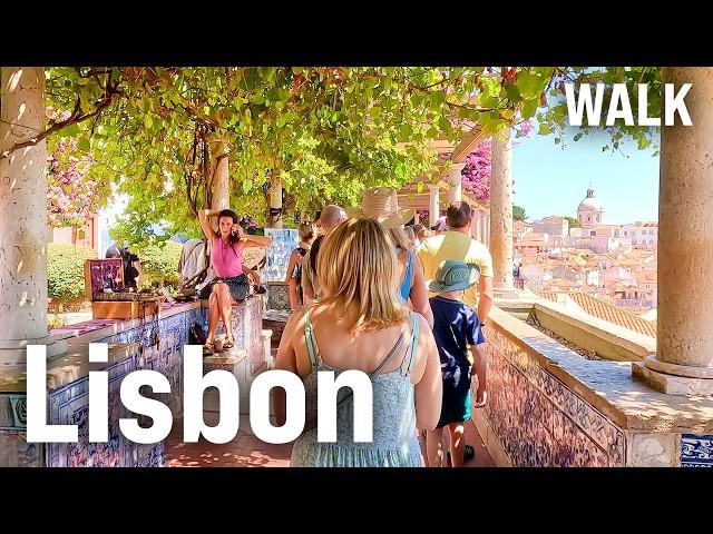 LISBON 4K Walking Tour - Portugal Walk with Captions & Immersive Sound [4K Ultra HD/60fps]