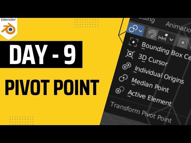 What Most People DON'T KNOW About pivot points in blender