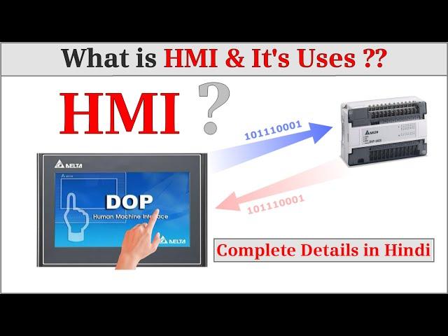 What is HMI? Human Machine Interface in Hindi | HMI Vs PLC