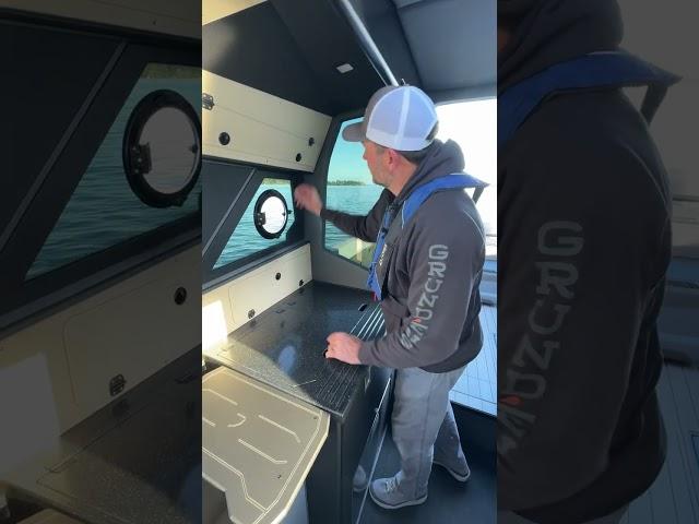 Checking Out the Galley on the Jaktar J-30 Black Vision Edition