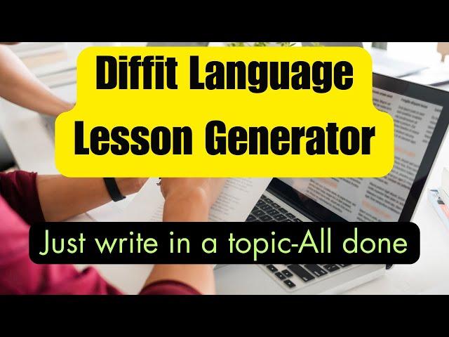 How can Diffit generate content for language lesssons? #Diffit