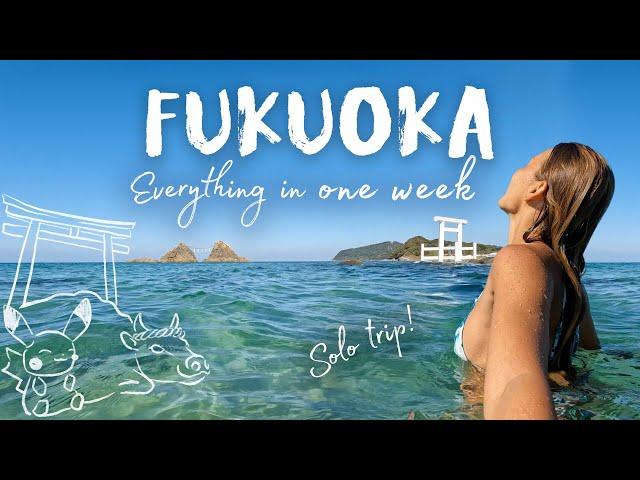 BEST OF FUKUOKA  Beaches, Shrines, Local Snacks, and Crazy Views!