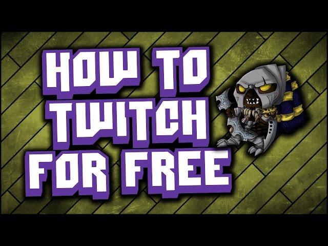 How to stream on twitch tv FOR FREE - For beginners- Everything you need to know