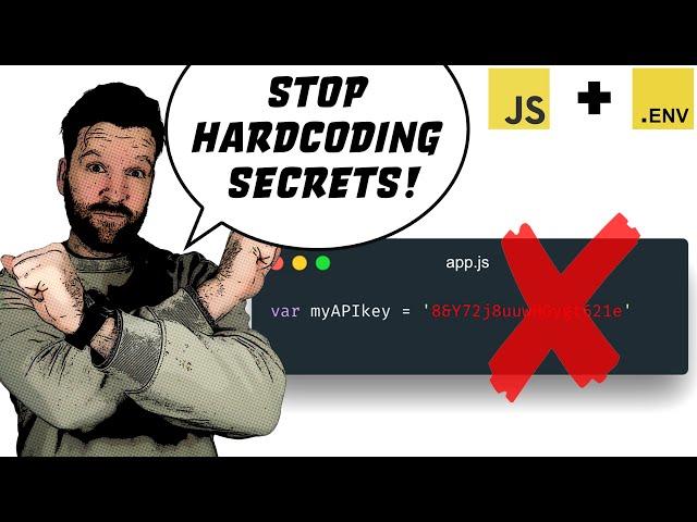 Handle secrets like API keys securely in javascript projects with environment variables