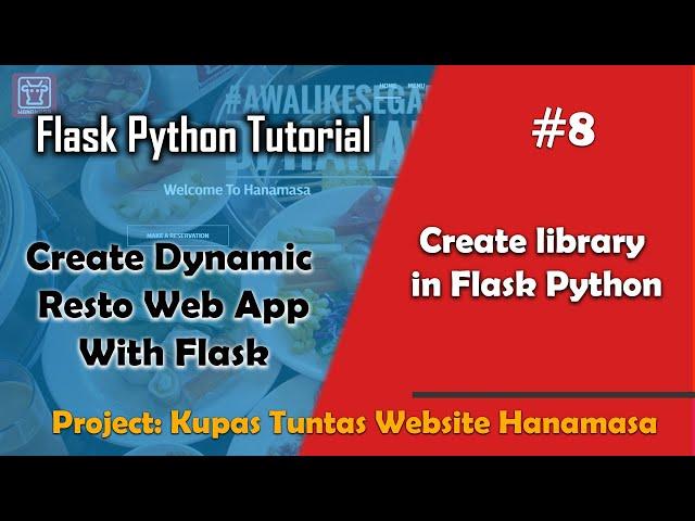 Create Library in Flask Python | Flask Python Tutorial # 8