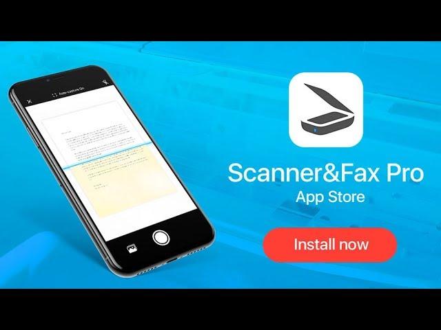 Scanner & Fax Pro (Mobile App Promo)