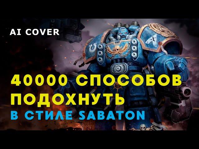 SABATON - 40000 Способов Подохнуть Андрей Драг кавер \ AI Cover