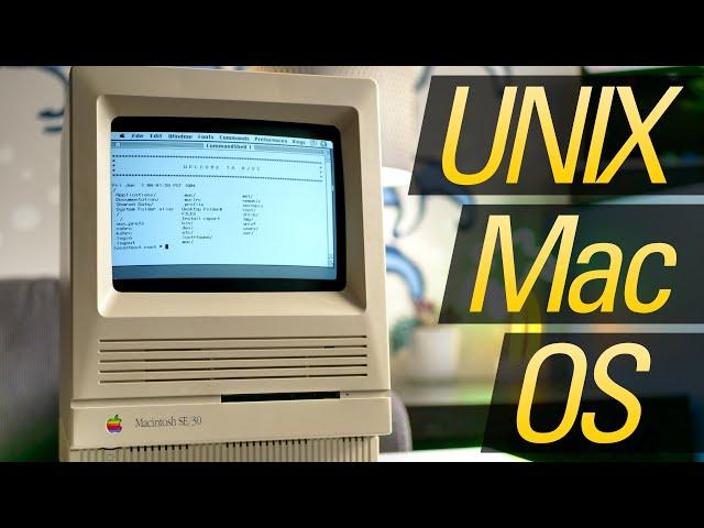 Apple A/UX: The First UNIX Mac OS!