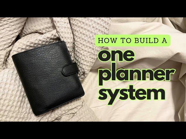 All in ONE planner system | How to build a one planner system! One book July 2023