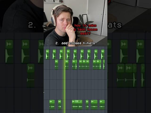 How to make a tech house beat? #tutorial #howto #producing