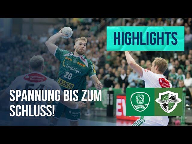 Highlights: SC DHfK Leipzig - TSV Hannover-Burgdorf (Saison 2024/25) | DAIKIN Handball-Bundesliga