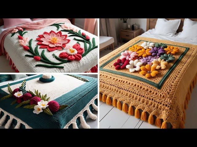 73 ideias de design de colchas de crochê #crochet #knitted #croche #trico