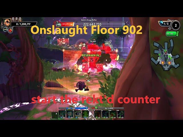 DD2 - Onslaught Floor 902 - It's over 900 xD