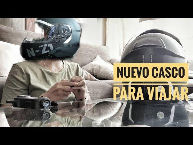 Casco para viajar + Cambio de intercomunicador.