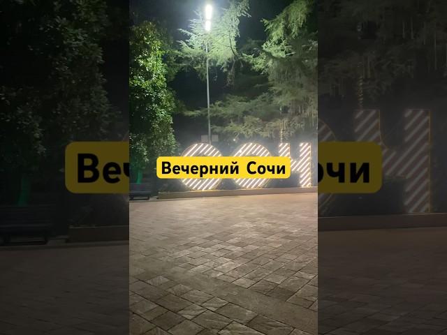 Вечерний Сочи. #россия #места #путешествия #пашемспашей #приключения #сочи #тренды #автопутешествие