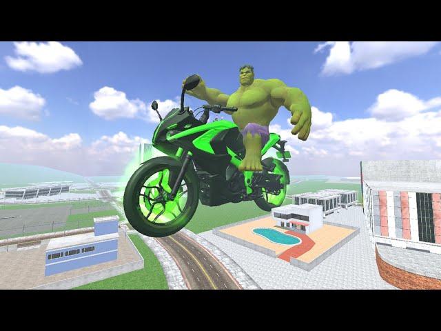 Franklin Found Giant Hulk Bike in Indian Bike Driving 3D