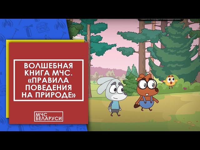 Волшебная книга МЧС. Правила поведения на природе. Мультсериал от МЧС для малышей