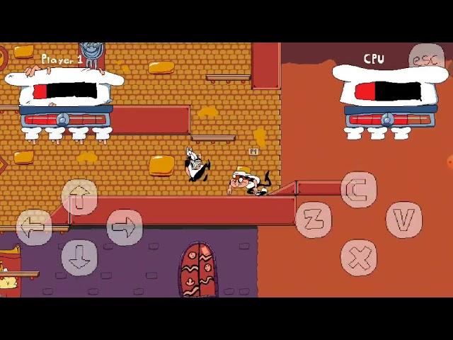 pizza tower fighters android part 2, fake peppino vs peppino