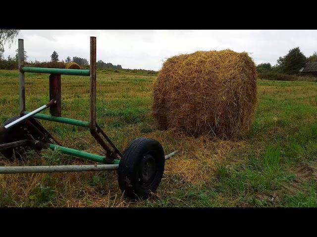 Прицеп для перевозки рулонов.