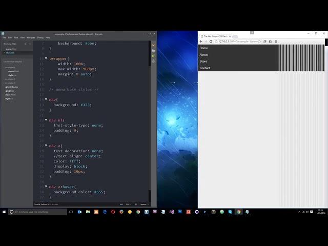 CSS Flexbox Tutorial #7   Creating a Menu with Flexbox