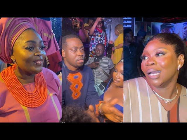 SEE HOW WUMI TORIOLA & ENIOLA BADMUS CELEBRATED WITH LATEEF ADEDIMEJI & MO’BIMPE AT LISABI MOVIE PRE