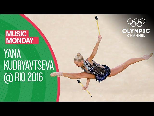 Impressive Clubs Routine by Yana Kudryavtseva to "Black Gold" | Music Monday