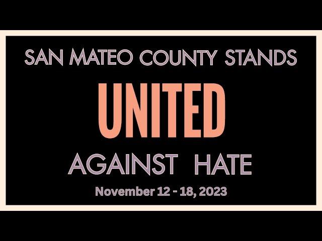 San Mateo County: United Against Hate