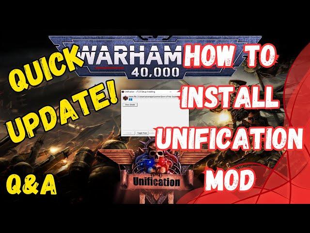 How to Update & Install Unification Mod from 7.0.0 to 7.2.5 Soulstorm (2024) (Quick Guide)