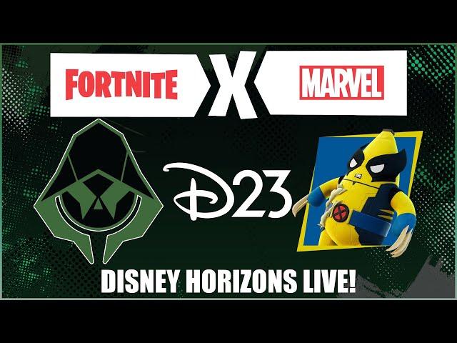 Fortnite x Disney Horizons Live from D23! Marvel Season Announcement!