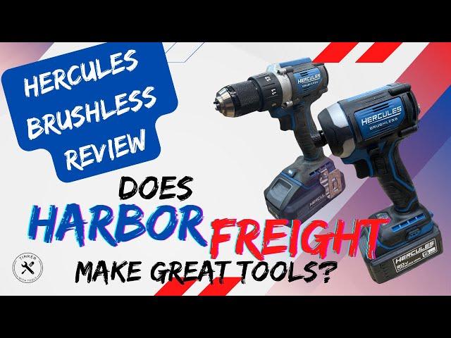 Is Hercules Pro Grade?  Harbor Freight Hercules Brushless Drill and Impact Review