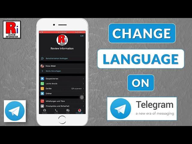 How to Change Language on Telegram Messenger