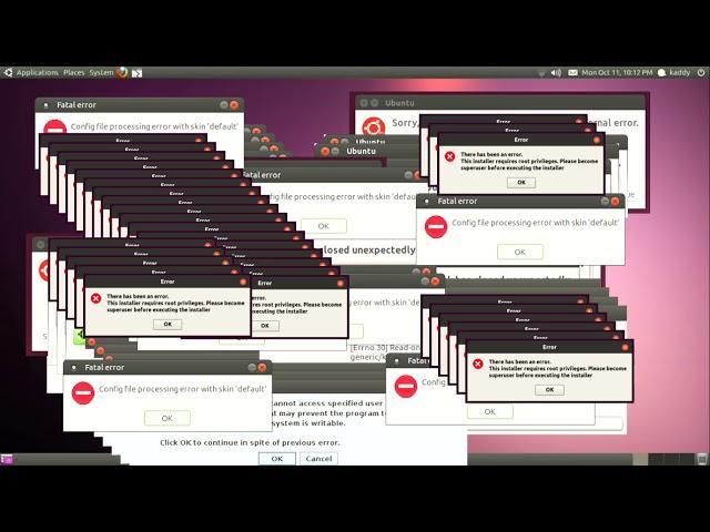 Ubuntu - Crazy Error