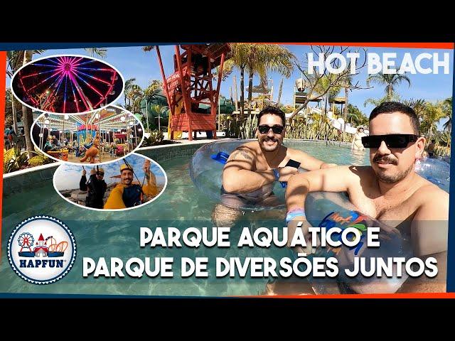 Chegaram 7 NOVAS atrações no HOT BEACH: atrações de PARQUE SECO e expansão da ÁREA INFANTIL | Hapfun